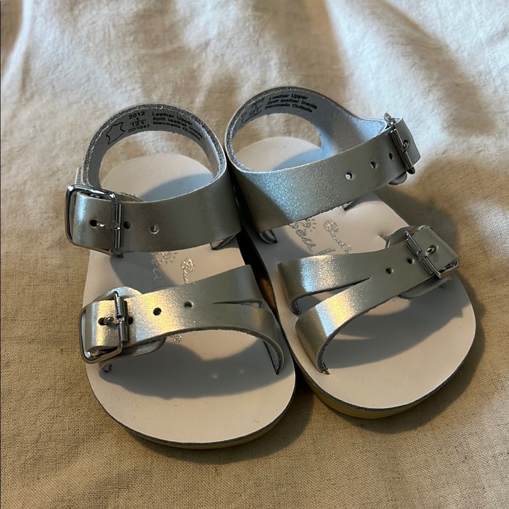 Sun-San Silver Sea Wee Sandals